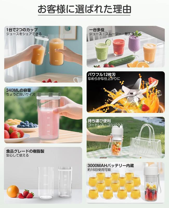 Aliliy ポータブルブレンダー 商品画像2